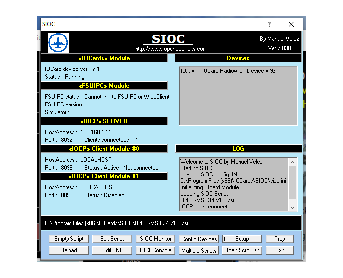 SIUOC Main Display